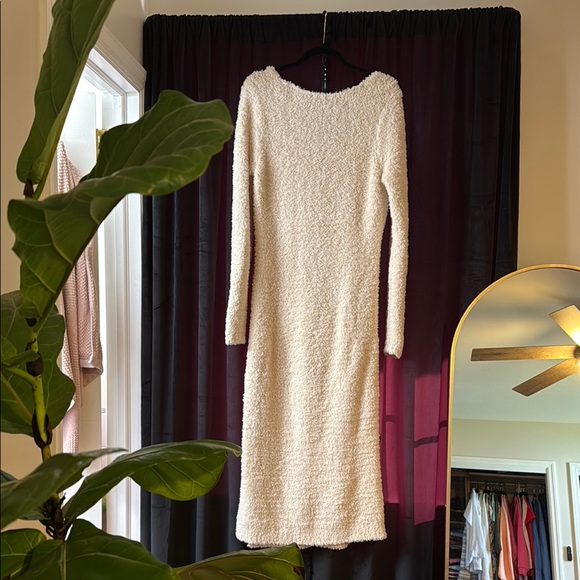 H&M - Fuzzy cream dress - Picture 4 of 7